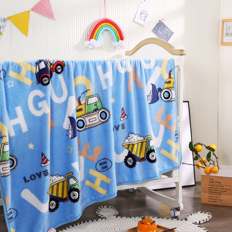 Kinder Cartoon Charakter Fleece Decke Karnz