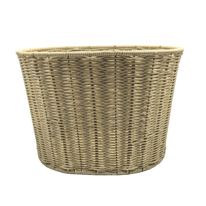 gewebter Rattan-Vorderradkorb mit universeller Lenkerbefestigung Karnz