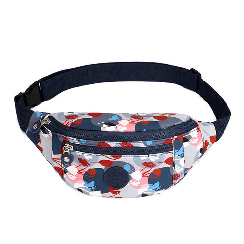 Stylische Blumenmuster Gürteltasche Karnz