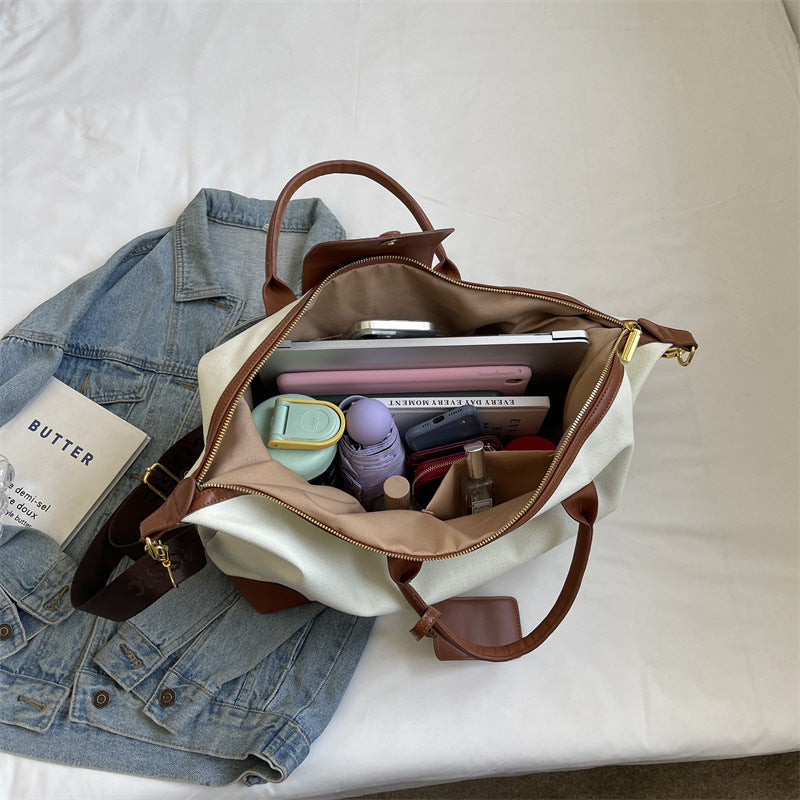 Robuste Canvas Reise-Wochenendtasche Karnz