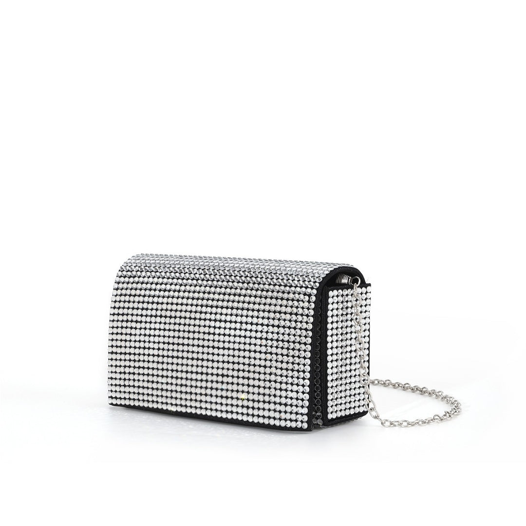 Glamouröse Kristall-besetzte Abend-Clutch