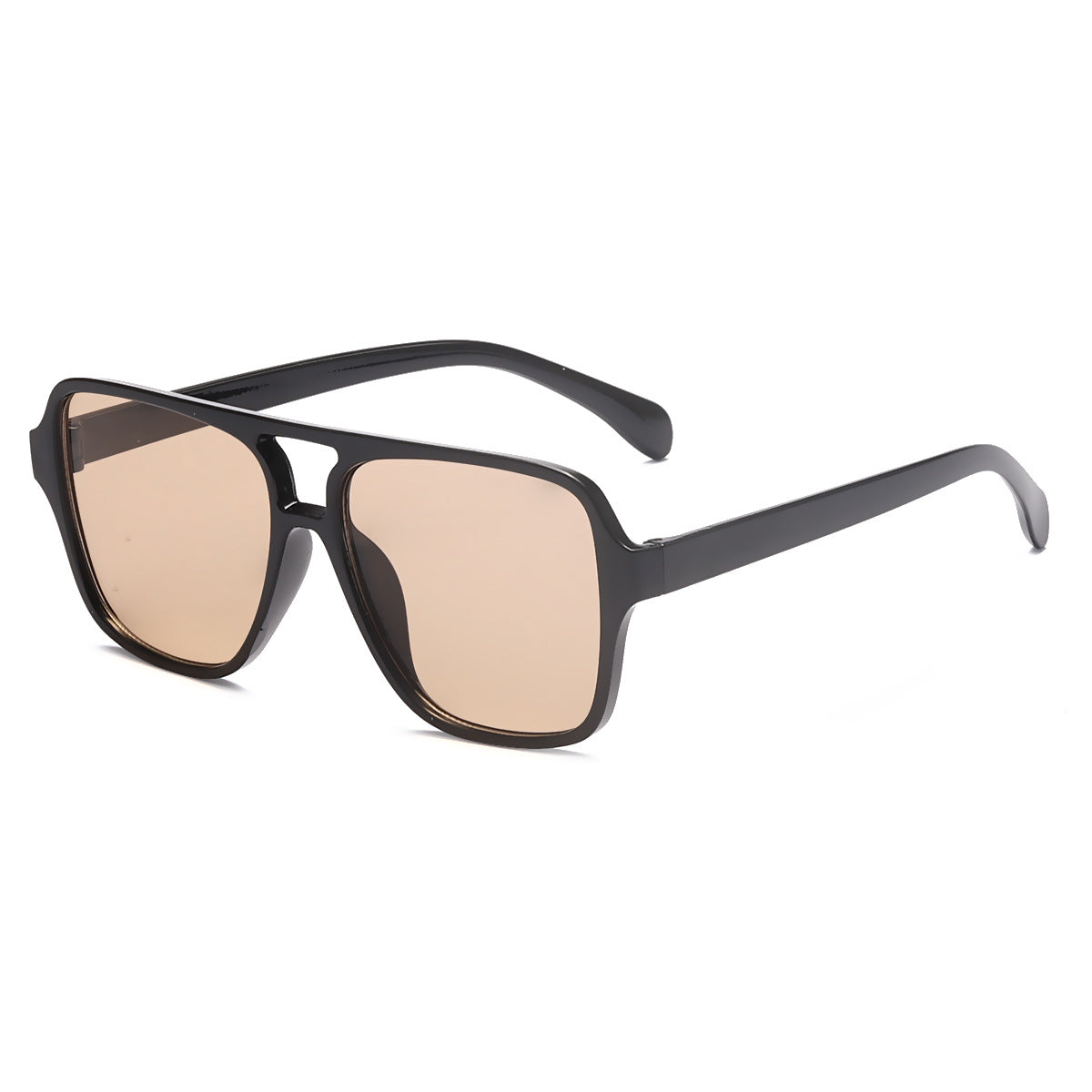 Damen quadratische Sonnenbrille mit elegantem Übergangsrahmen Karnz