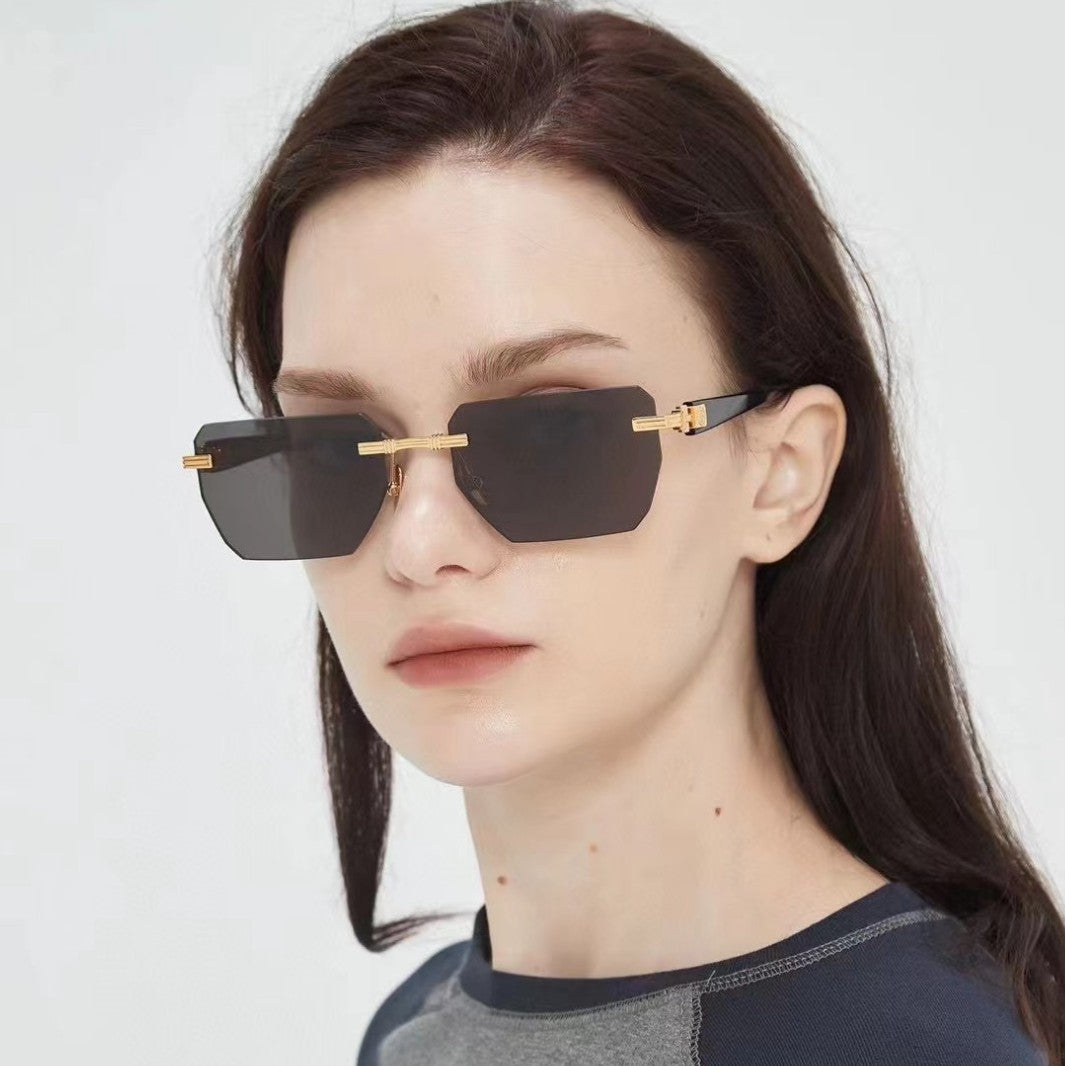Damen Geometrische Sonnenbrille Karnz