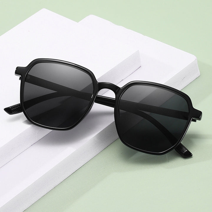 Damen Quadratische Sonnenbrille mit modernem Rahmen Karnz