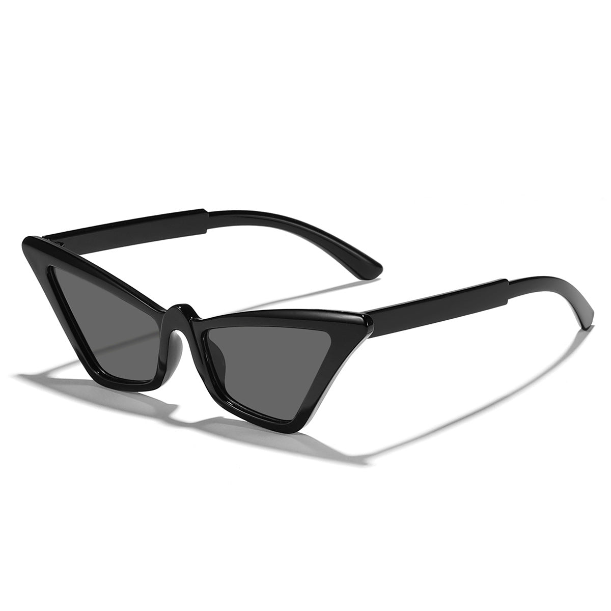 Damen trendige Katzenaugen-Sonnenbrille mit modernem Rahmen Karnz
