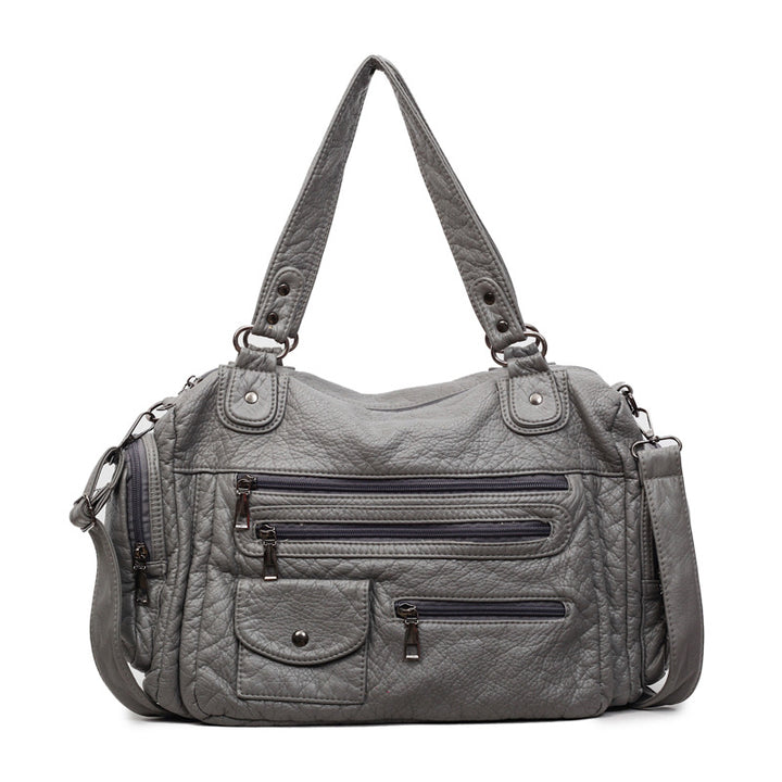 Multi-Reißverschluss-Handtasche