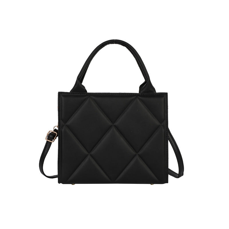Gestepptes Leder Schulterhandtasche Karnz