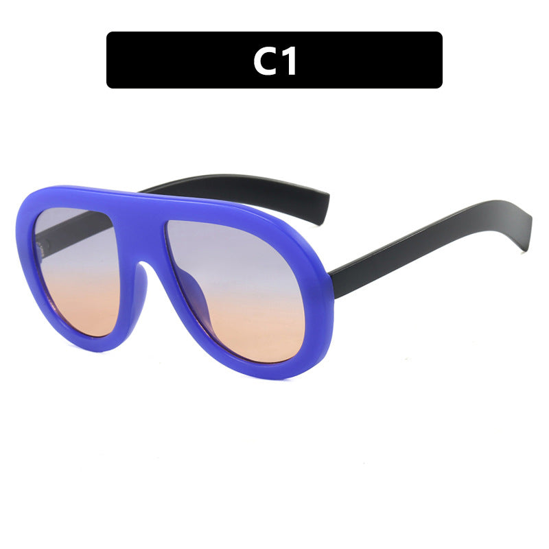 Damen oversized Sonnenbrille im futuristischen Design Karnz