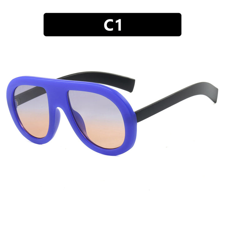 Damen oversized Sonnenbrille im futuristischen Design Karnz