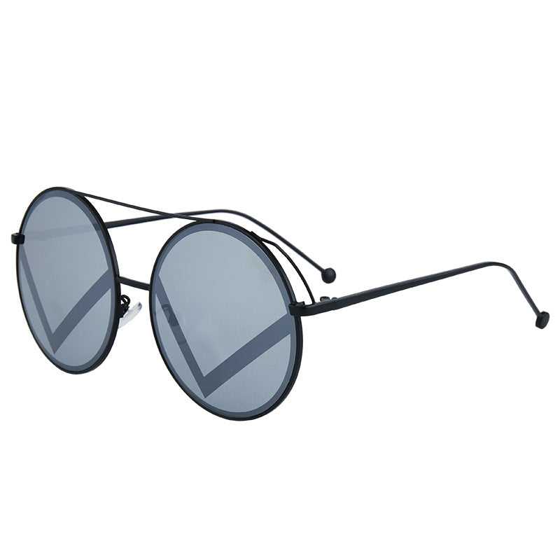 Damen modische runde Sonnenbrille Karnz