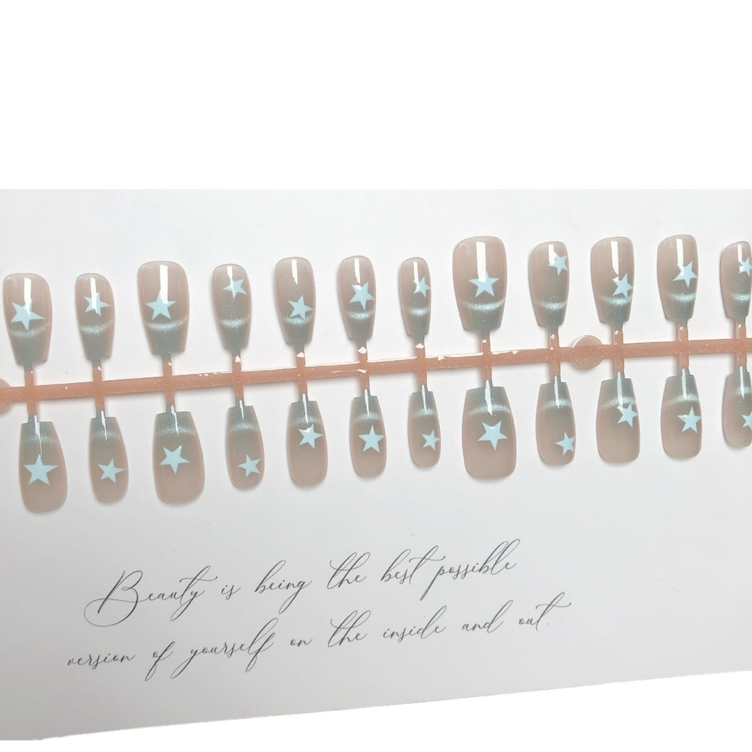 Stern-Design Press-On Nagelset
