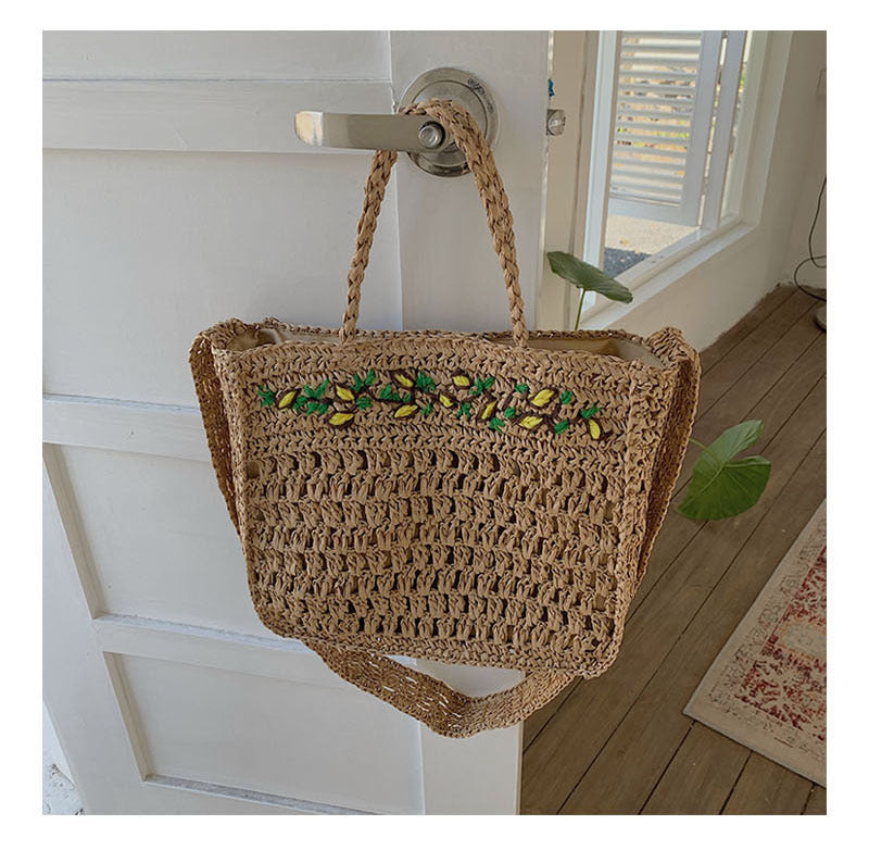 Damen handgefertigte Jute Tasche Karnz