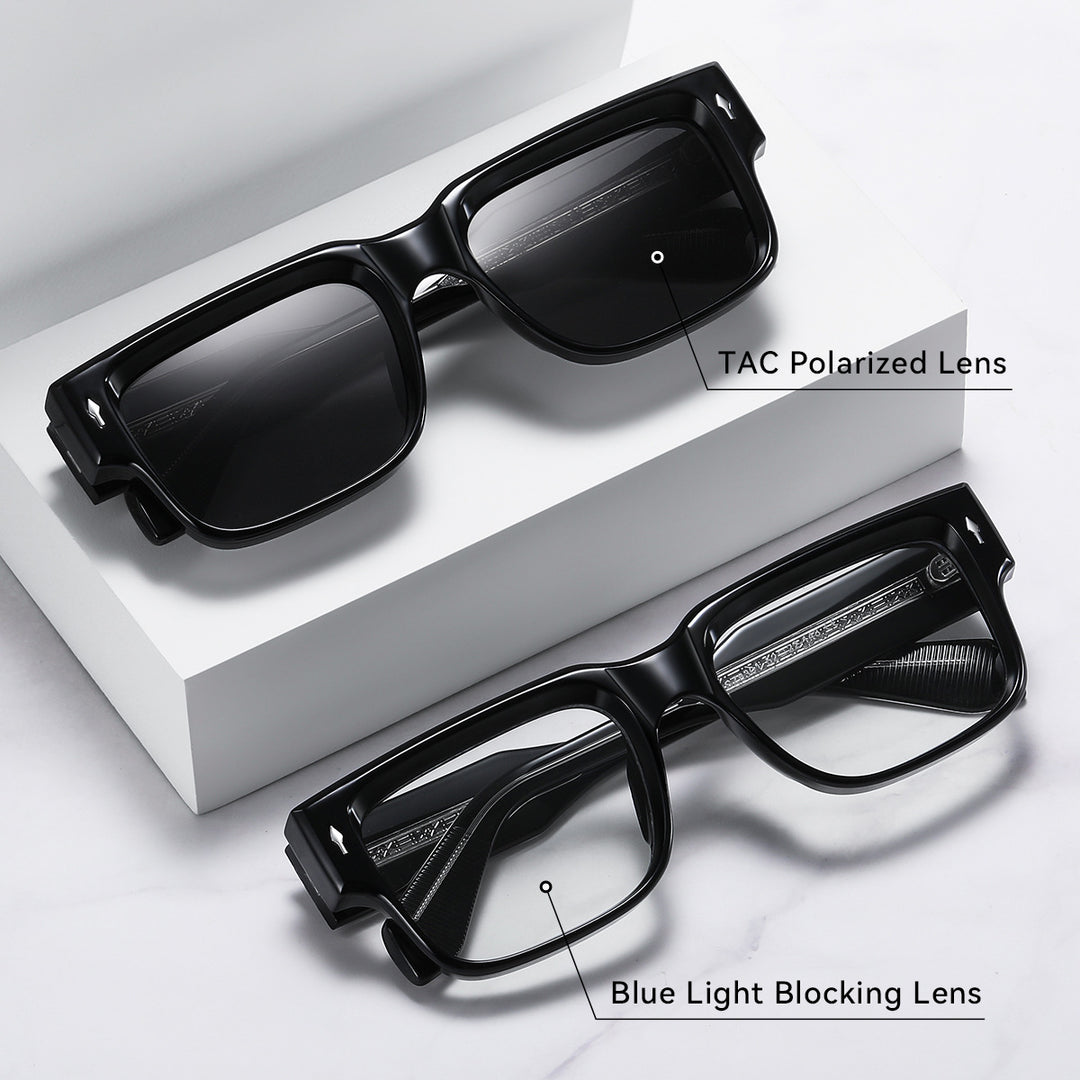 Damen Sonnenbrille im modernen, kantigen Design Karnz