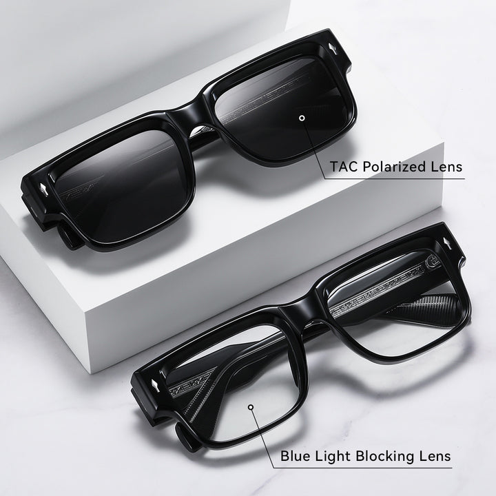 Damen Sonnenbrille im modernen, kantigen Design Karnz