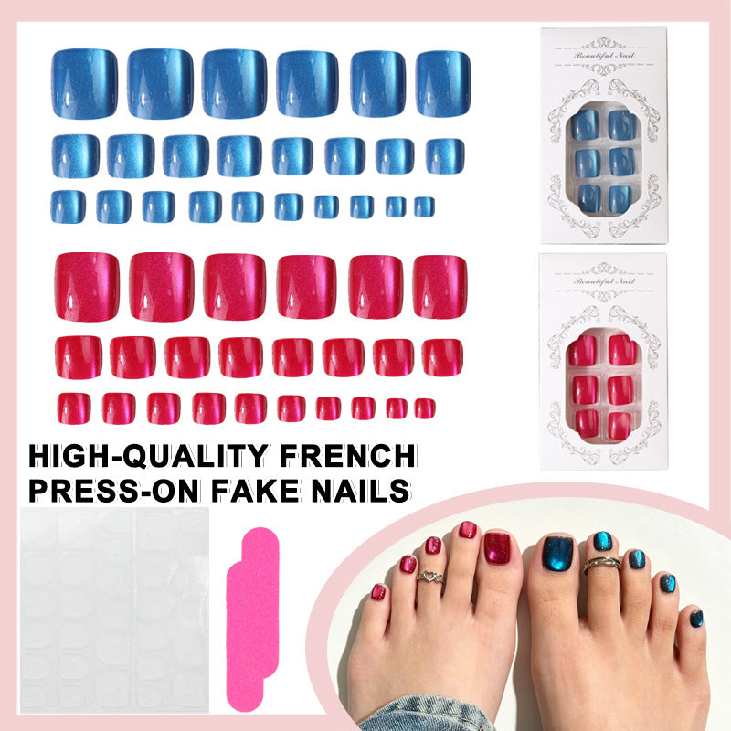 French Tip Press-On Nail Set Karnz
