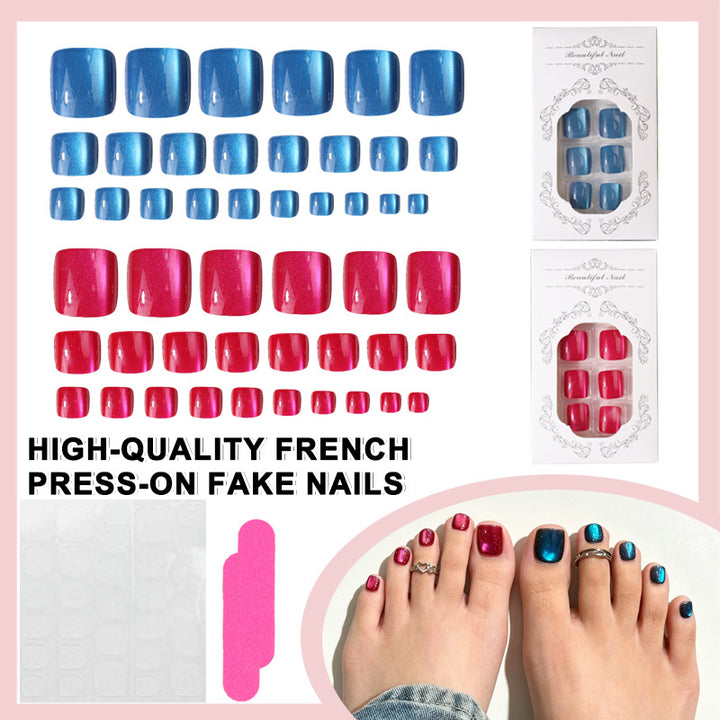 French Tip Press-On Nail Set Karnz