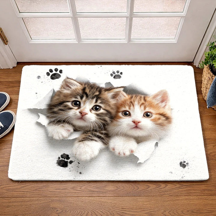 Verspielt Cartoon-Katzen-Themen Innenmatte