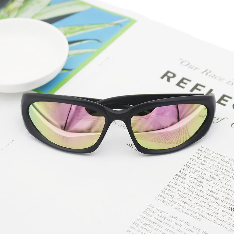 Damen Sportliche Sonnenbrille mit hochwertigem UV-Schutzmaterial Karnz