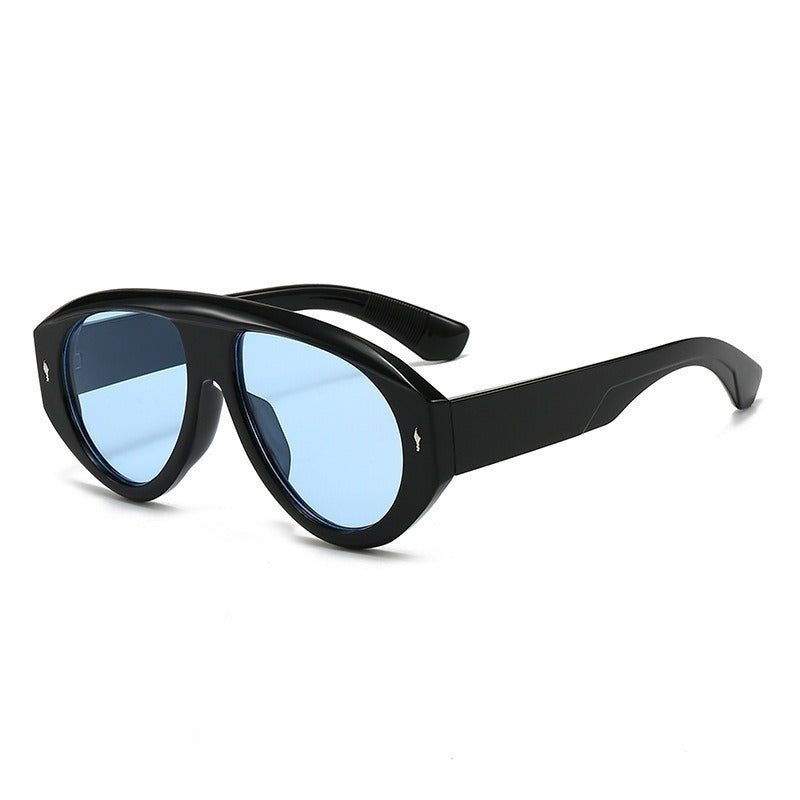 Damen moderne Fashion-Sonnenbrille im futuristischen Design Karnz