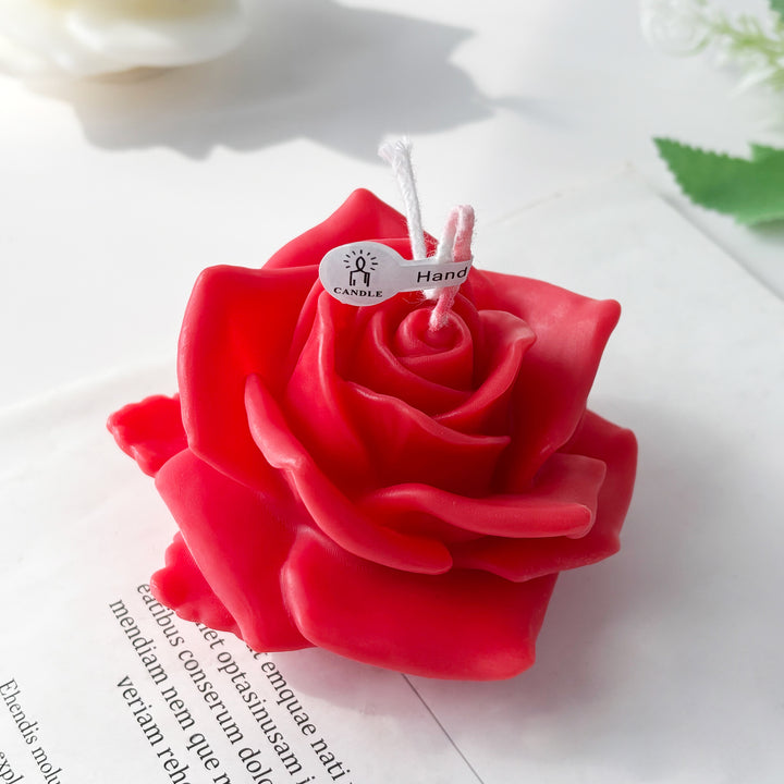 Rosenförmige Aromatherapiekerze