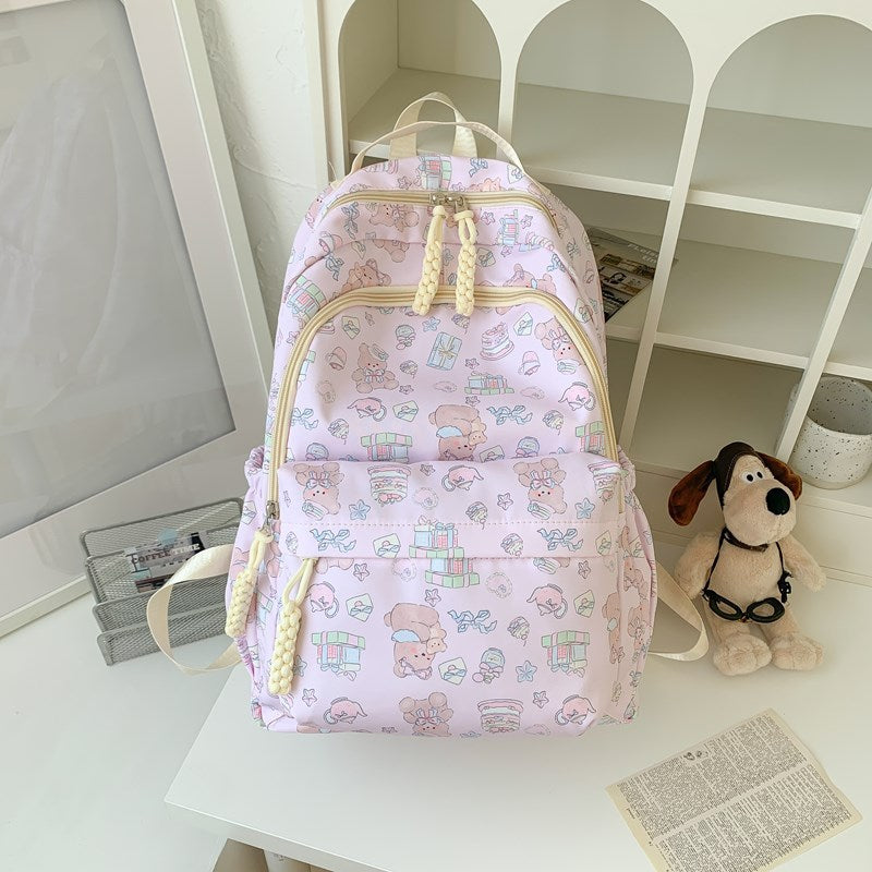 Niedlicher Charakterdruck-Rucksack