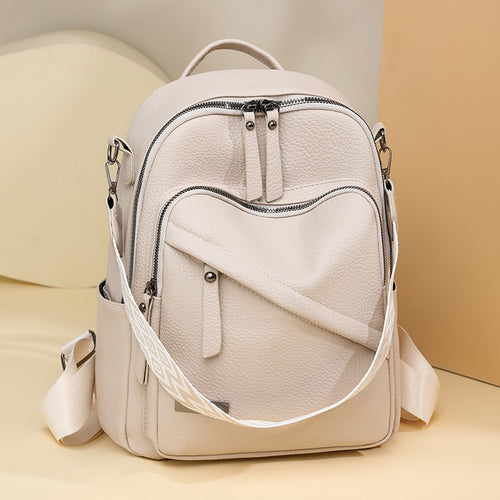 Stylischer Leder-Rucksack Karnz