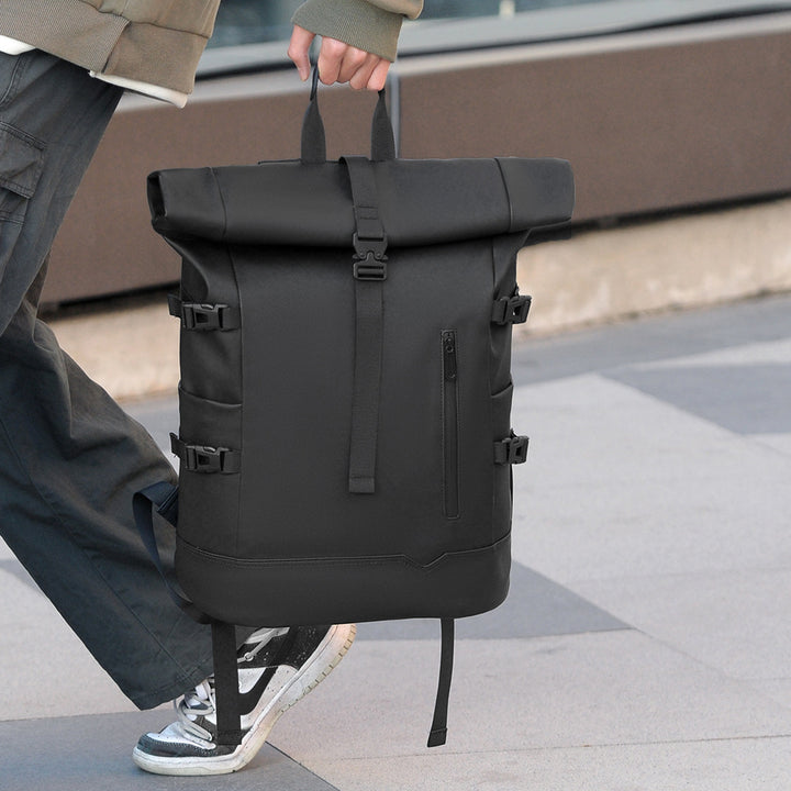 Stylischer Rolltop-Rucksack mit Vielseitigen Organisationsfächern Karnz