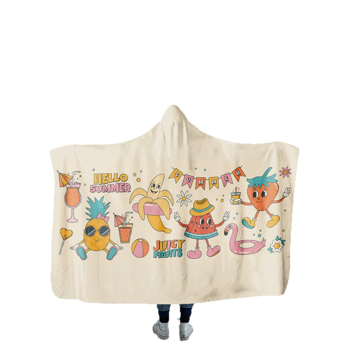 Sommerthema Spaß Fleece-Decke