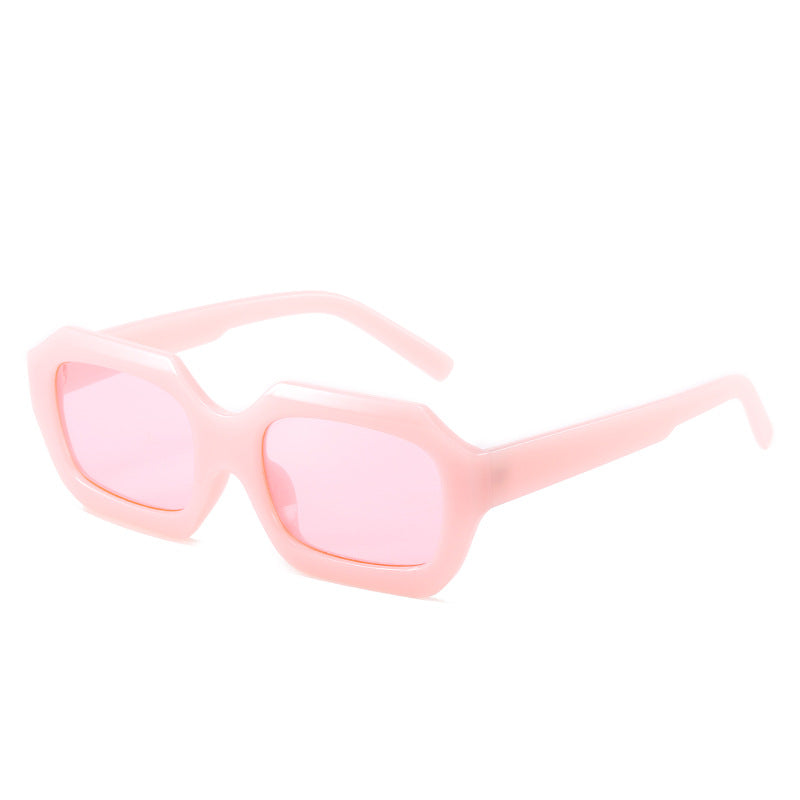 Damen modische Sonnenbrille im einzigartigen achtkantigen Design Karnz