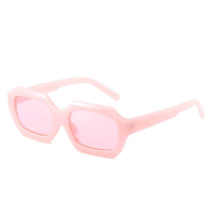 Damen modische Sonnenbrille im einzigartigen achtkantigen Design Karnz