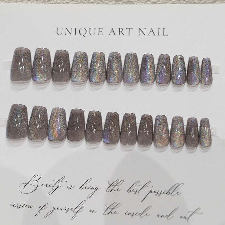 Premium Glitzernde Press-On Nagel Set