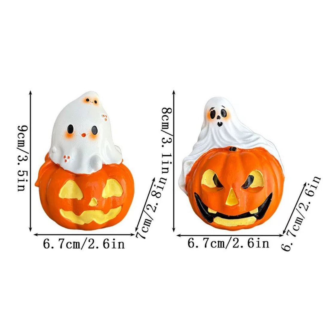 Lustige Halloween Kürbisfigur Karnz