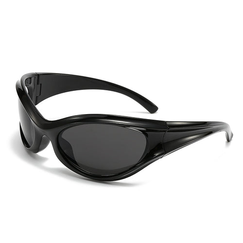 Damen sportliche Sonnenbrille mit aerodynamischem Design und UV-Schutz Karnz