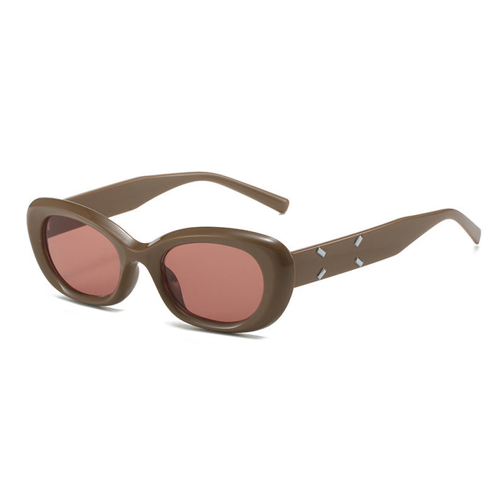 Modebewusste Übergroße Rechteckige Sonnenbrille Karnz