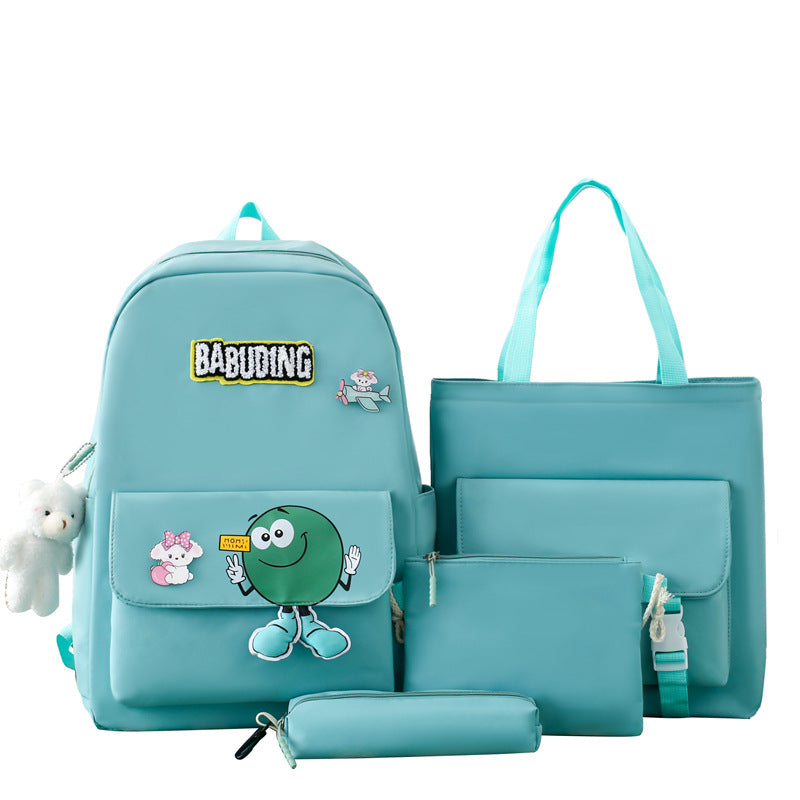 Stylisches Grafik-Rucksack-Set