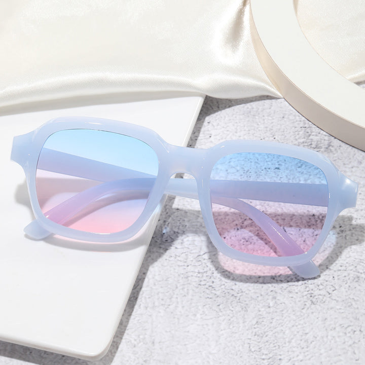 Damen quadratische Sonnenbrille mit stylischem Rahmen Karnz