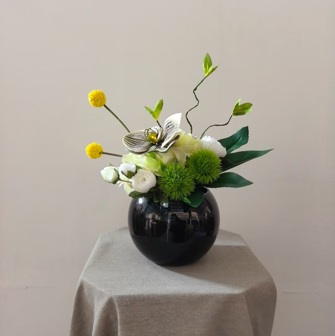 Elegante florale Mittelstück