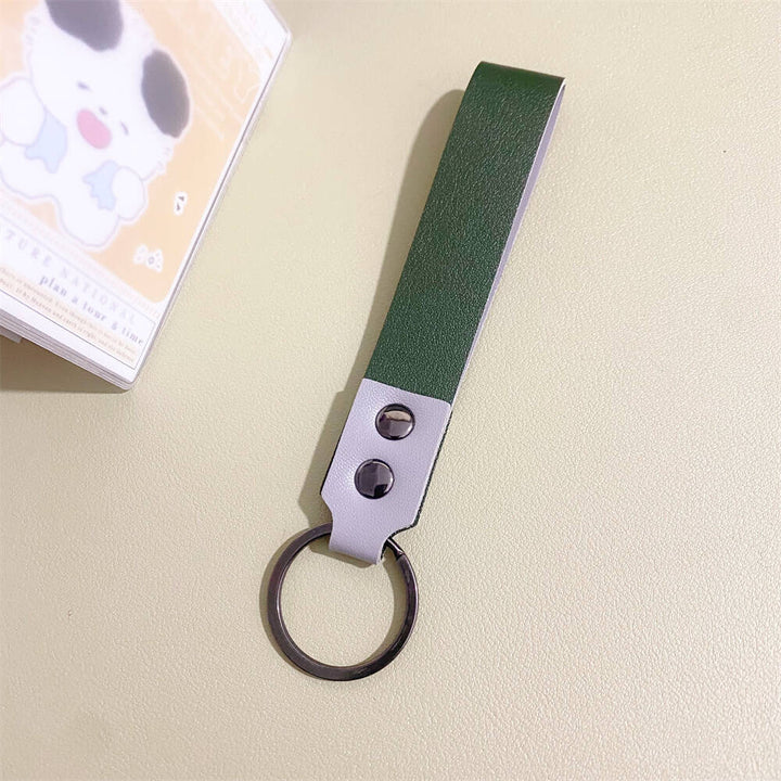 Minimalistischer Leder-Schlüsselanhänger Karnz