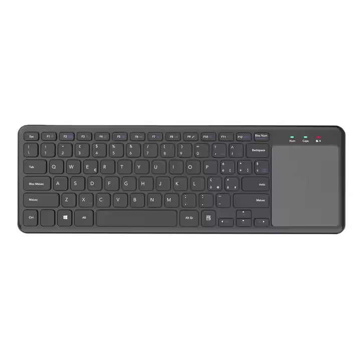Ultra-Schlanke Kabellose Tastatur mit Touchpad Karnz