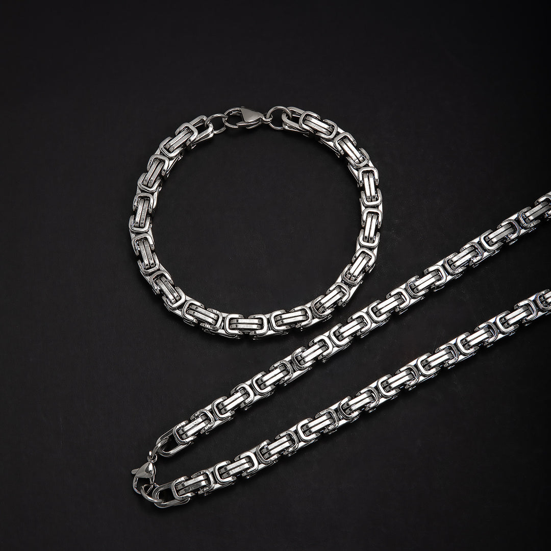 Chunky Link Chain Schmuckset Karnz