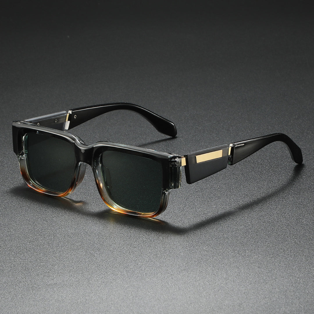 Damen Modische Oversized-Sonnenbrille mit elegantem Kunststoffrahmen Karnz
