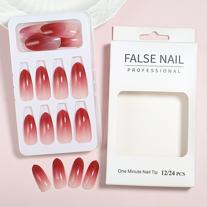Ombre Gradient Press-On Nagelset Karnz