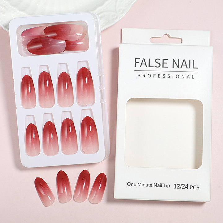 Ombre Gradient Press-On Nagelset Karnz