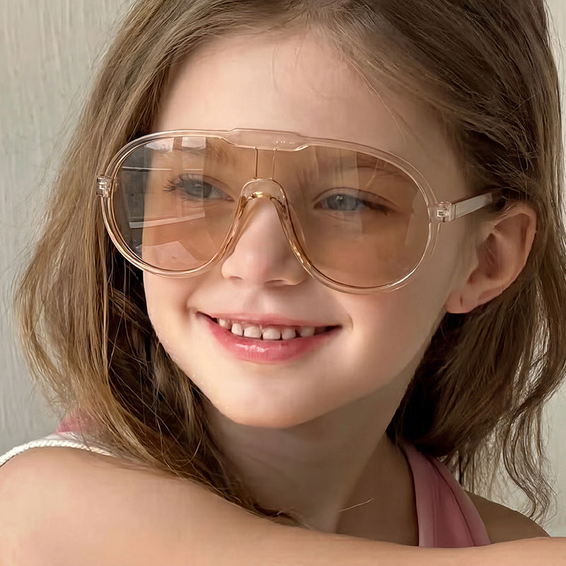 Damen modische Sport-Sonnenbrille im einzigartigen Design mit UV-Schutz und flexiblen Bügeln Karnz