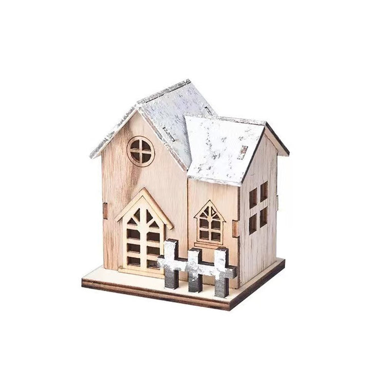 Dekorative Weihnachtssteinhaus