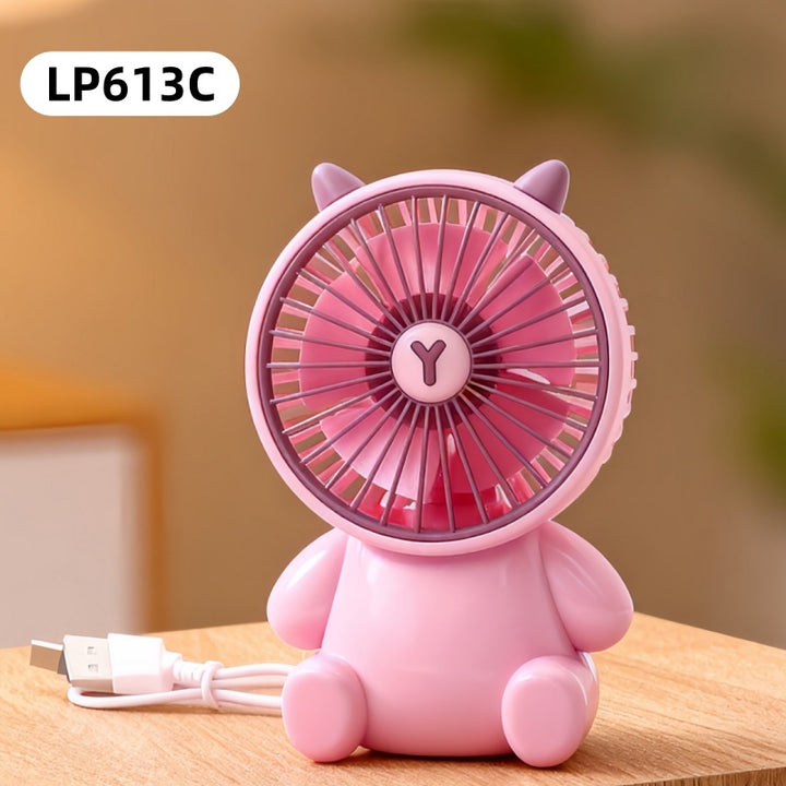 Unisex Tragbarer USB Handventilator im kreativen Tierdesign Karnz