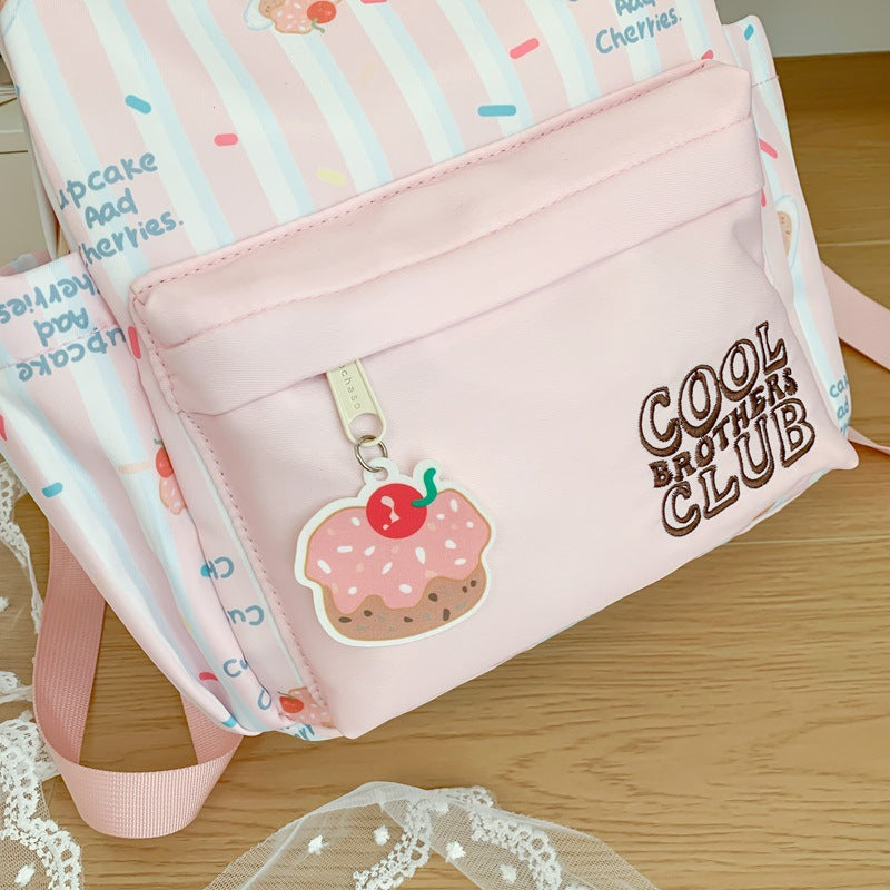 Verspielter Cupcake-Themen Mini-Rucksack Karnz