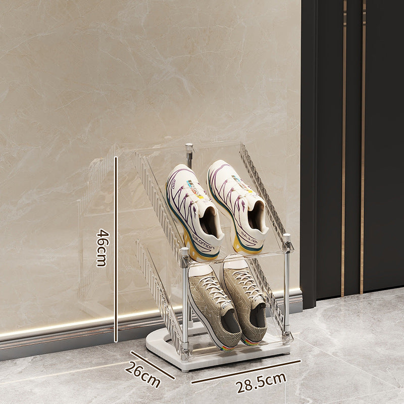 Schuhregal mit transparentem Design Karnz