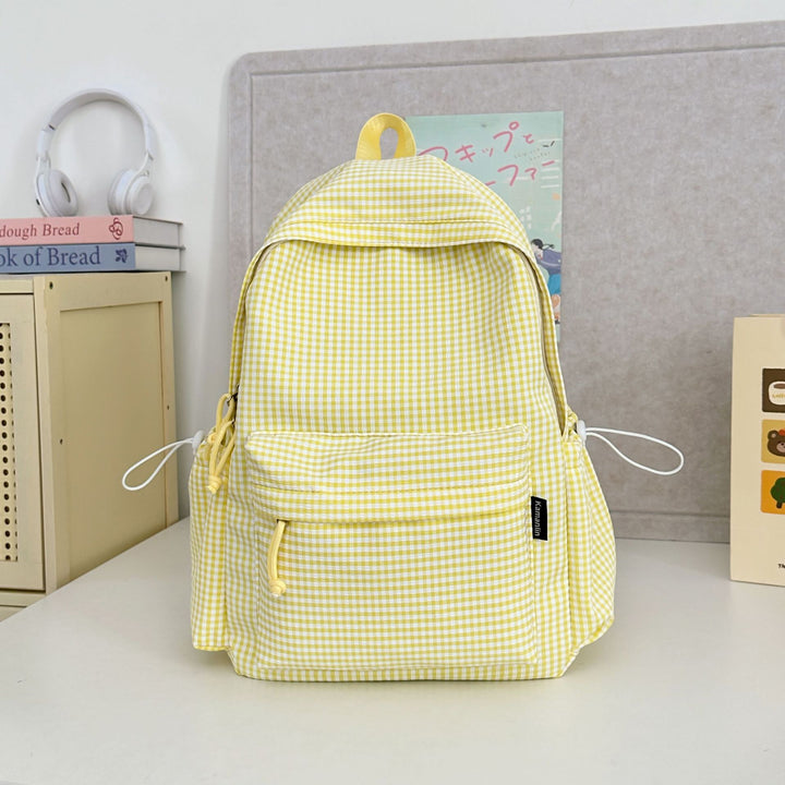 Vichy-Karo-Muster-Rucksack