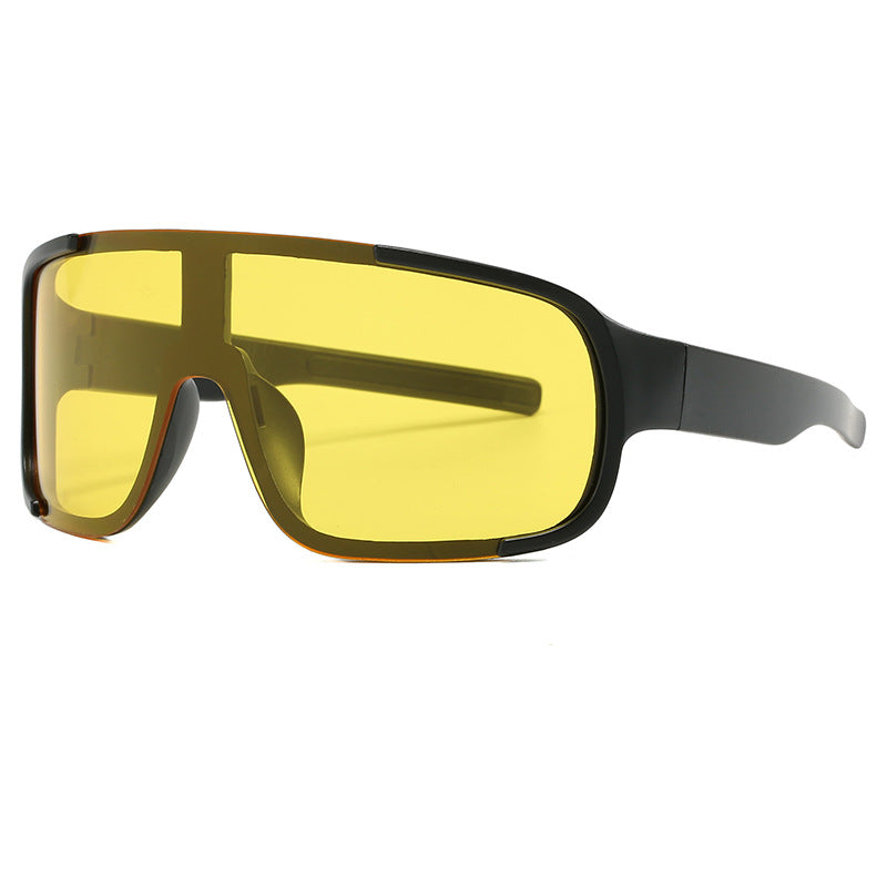 Damen modische Sportsonnenbrille mit breitem UV-Schutz Karnz
